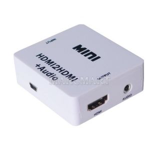 Mini HDMI to HDMI Audio Converter Adapter HDMI1 3 1080p with USB Cable