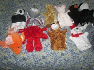  Hand Puppets Lot