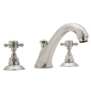Country Bath Tub Filler Faucet with Swarovski Crystal Lever Handles