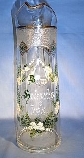 Art Nouveau Juice Can Enamel Glass German 1910 WB38