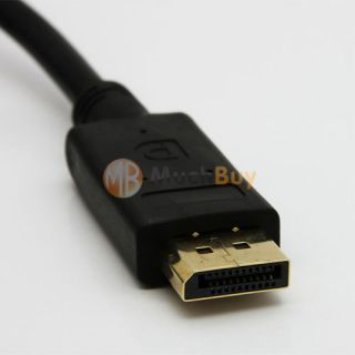  6ft 1 8M DP DisplayPort to HDMI Adapter Cable Male to Male New