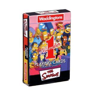 Waddingtons Number 1 Playing Cards   Simpsons