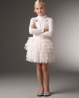 Baby Dior Couture Turtleneck & Tiered Tutu Skirt   