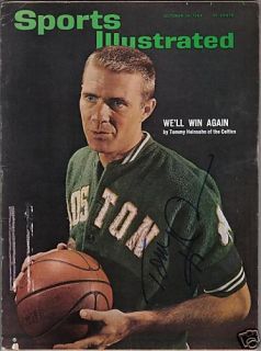 Tommy Heinsohn Signed Sports Illustrated 1964 Celtics