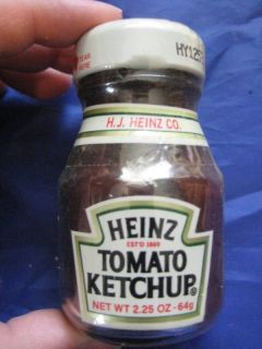 Vintage Heinze Tomato Ketchup Small Glass Bottle PA