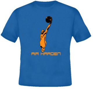 James Harden OKC Oklahoma Basketball Royal Blue T Shirt