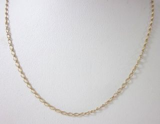 you are bidding on a helen ficalora 14kt rose gold classic chain