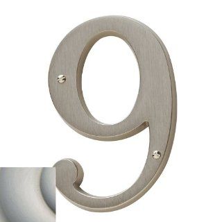  Number Solid Brass Residential House Number 9 90679 Patio, Lawn