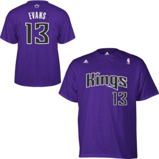  NBA Sacramento Kings Tyreke Evans #13 Name & Number T Shirt Clothing