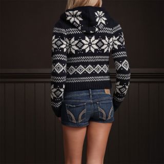 Hollister HCO Women Button Cardigan Hoodie Sweater La Jolla NWT