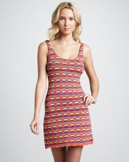 Cecilia Prado Bernice Striped Pointelle Dress   