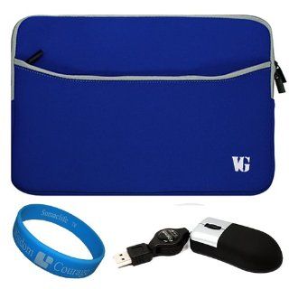  Sleeve Water Resistant Case with Zippered Accessory Pocket for 13
