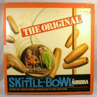  Original Aurora Skittle Bowl Bowling Complete Family Game Score Pads