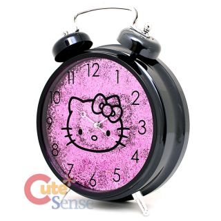Sanrio Hello Kitty Alarm Table Clock Watch Purple Shine 2