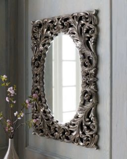 Silver Baroque Mirror   