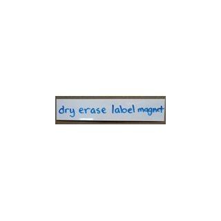 10 Dry Erase Magnetic Shelf Label Magnets 3 x 5