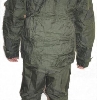Heavy Duty Vintage UK Outdoor Chemical Suit Large OD