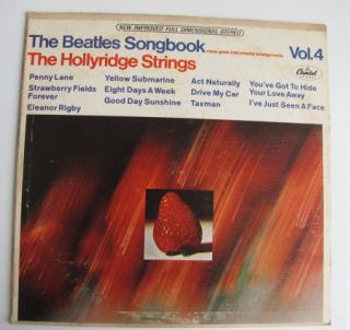 Beatles Songbook Vol 4 Hollyridge Strings LP EX NM