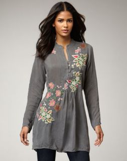 Johnny Was Collection Felicitas Embroidered Tunic   