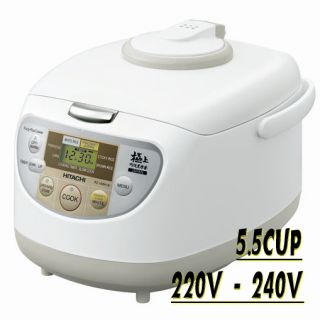 HITACHI Rice Cooker RZ VMA10Y Warmer Steamer 5 5 cups 220 240V Japan