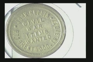  Brentwood   Civil War Items Wanted  RT.1*John Heflin*37027* 10c Trade
