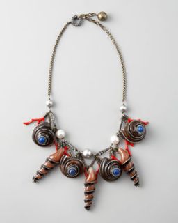 Y0S8A Lanvin Shell Charm Necklace