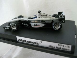 43 Diecast McLaren MP4 15 Mika Hakkinen 2000 F 1 Race Car Mint Box