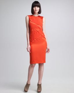 Fitted Sleeveless Sheath Dress  