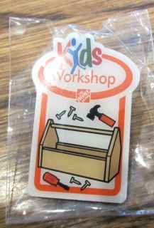 Kids Workshop Tool Box Hat Lapel Pin