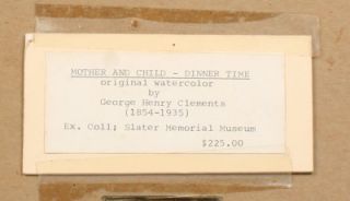 George H Clements Listed New Orleans Southern Portrait Mother Child