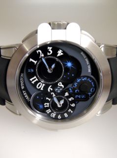 Harry Winston Z4 Zalium Dual Time Zone Limited Edition Watch 95 LNIB