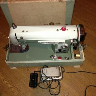 Vintage 1960s New Home Sewing Machine Company Japan Made RARE Works