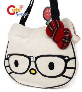 Sanrio Hello Kitty Nerd Face Tote Bag Loungefly Nerd Face Cut Canva