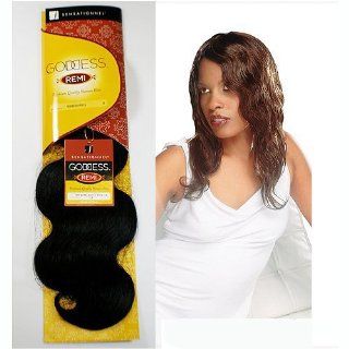 GODDESS Human Hair Remy Body Wave 18 Mixed Color Beauty