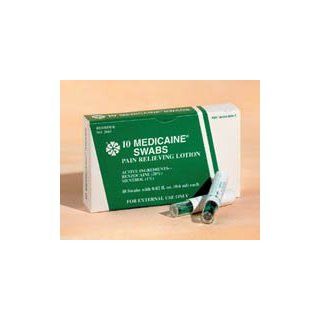 2043 Swabs First Aid Medicaine Benzocaine/Menthol 0.6mL 10