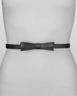  leather bow belt black available in black $ 68 00 kate spade new york