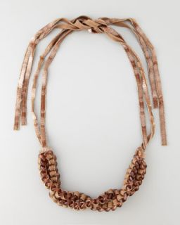 Donna Karan Resin Link Necklace   