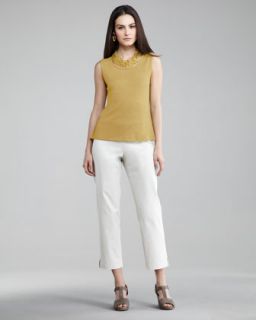 T4PGM Eileen Fisher Twill Ankle Pants