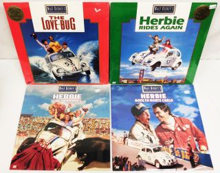 Herbie Laserdisc Lot The Love Bug Herbie Rides Again Herbie Goes