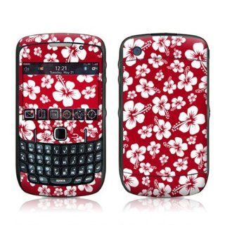 Aloha Red Design Skin Decal Sticker for Blackberry Curve