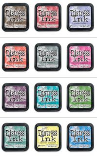 Tim Holtz Limited Edition Seasonal Distress Ink Pads 12 Colors Ranger