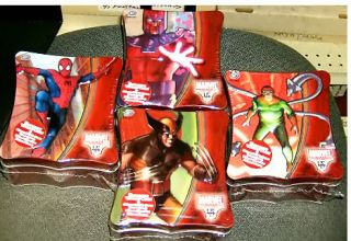  Marvel vs System Deluxe Holiday Tins Factory Case of 12 Tins