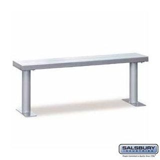 Aluminum Locker Benches   72 Inches Wide   