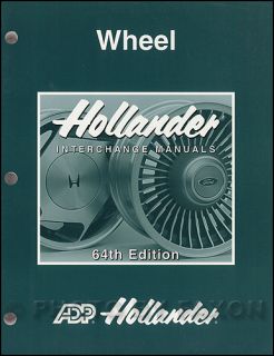 1984 1998 Hollander 64th Edition Parts Interchange Manual Set New Car