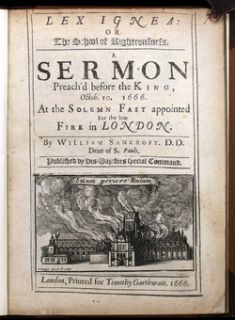  Ignea School of Righteousness 1666 Great Fire London Hollar 1st