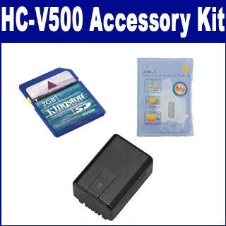 Panasonic HC V500 Camcorder Accessory Kit includes KSD2GB
