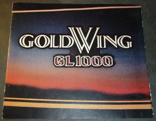 1978 Honda Motorcycle Gold Wing GL1000 Brochure