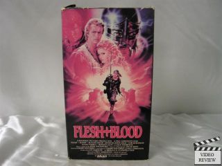 Flesh and Blood VHS Rutger Hauer Jennifer Jason Leigh 028485151116