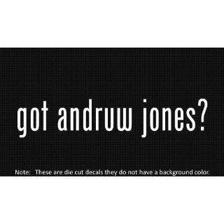 (2x) Got Andruw Jones Logo sticker vinyl decals