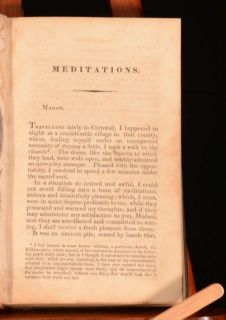  Meditations and Contemplations James Hervey Philosophy Scarce